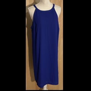 Worthington Blue Mini Dress - EUC